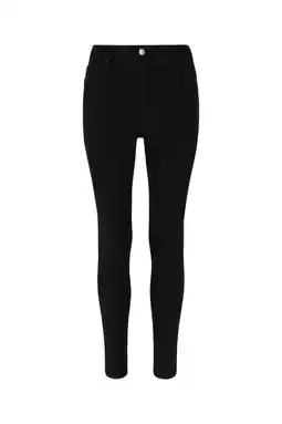 Wehkamp Gina Tricot highwaist slim fit jeans zwart aanbieding