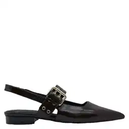 Wehkamp Cycleur de Luxe leren slingback loafers donkerbruin aanbieding
