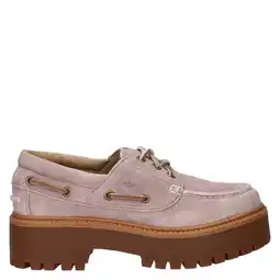 Wehkamp Timberland suède moccasins lila aanbieding