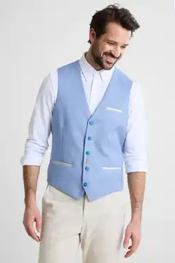 Wehkamp A fish named Fred gilet blauw aanbieding