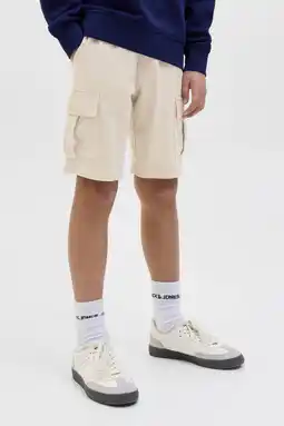 Wehkamp JACK & JONES JUNIOR sweatshort ecru aanbieding