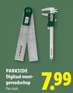 Lidl Parkside digitaal meet gereedschap aanbieding
