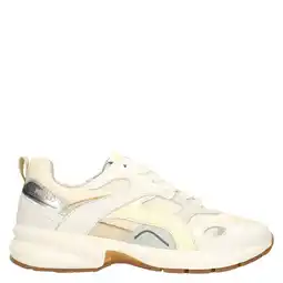 Wehkamp Manfield leren sneakers wit aanbieding