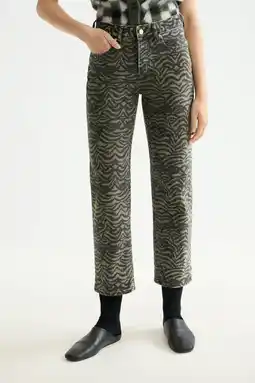 Wehkamp Scotch & Soda straight leg jeans donkergroen aanbieding