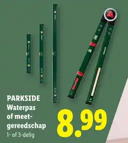 Lidl Parkside waterpas of meet gereedschap aanbieding