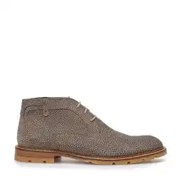 Wehkamp Floris van Bommel De Braver 01.01 nubuck veterboots lichtbruin aanbieding