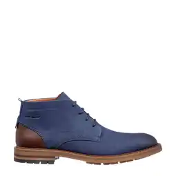 Wehkamp Van Lier Dino leren veterschoenen blauw aanbieding