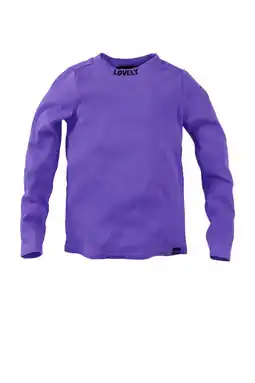 Wehkamp Z8 kids longsleeve Isalie paars aanbieding
