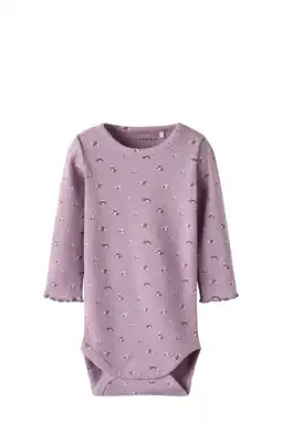 Wehkamp NAME IT BABY romper lila aanbieding