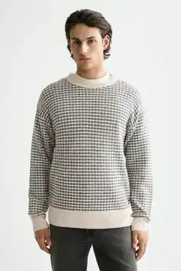 Wehkamp Scotch & Soda trui met ingebreid patroon grijs aanbieding