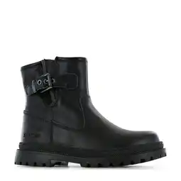 Wehkamp Shoesme leren bikerboots zwart aanbieding