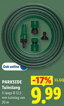 Lidl Parkside tuinslang aanbieding