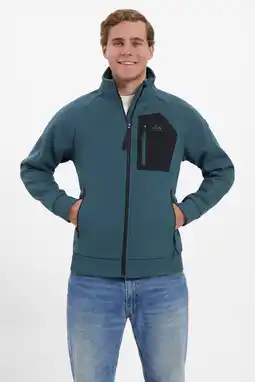 Wehkamp Kjelvik fleece vest Daley blauw aanbieding