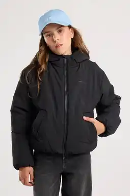 Wehkamp America Today gewatteerde jas herfst zwart aanbieding