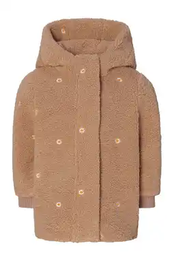 Wehkamp Noppies kids teddy winterjas bruin aanbieding