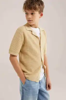 Wehkamp WE Fashion casual overhemd geel aanbieding