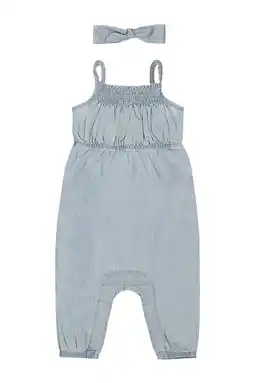 Wehkamp Dirkje boxpak + haarband light blue denim aanbieding