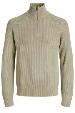 Wehkamp JACK & JONES PLUS SIZE trui rib gebreid Plus Size lichtbruin aanbieding
