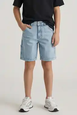 Wehkamp Cars regular denim short light blue denim aanbieding