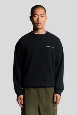 Wehkamp Lyle & Scott sweater donkerblauw aanbieding