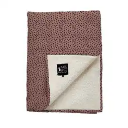 Wehkamp Mies & Co baby ledikantdeken soft teddy Cozy Dots 110x140 cm aanbieding