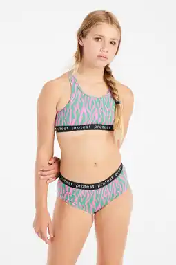 Wehkamp Protest crop bikini PRTMONICA JR roze/groen aanbieding
