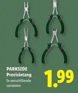 Lidl Parkside precisietang aanbieding