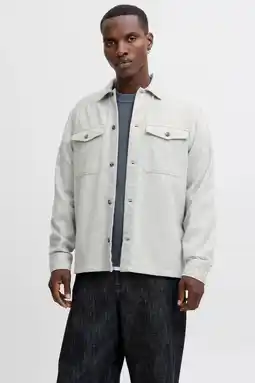 Wehkamp JACK & JONES ESSENTIALS overshirt lichtgrijs aanbieding