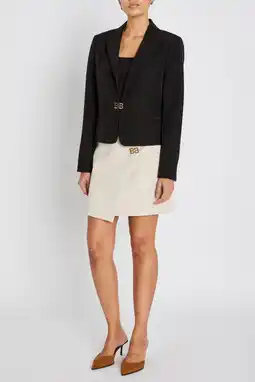 Wehkamp Bruuns Bazaar regular blazer zwart aanbieding