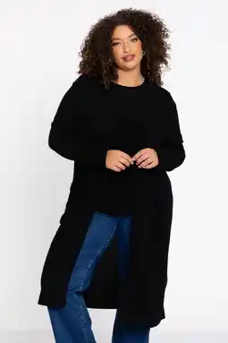 Wehkamp YOEK kimono met wol zwart aanbieding