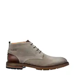 Wehkamp Van Lier Dino suède veterschoenen taupe aanbieding