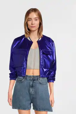 Wehkamp Like Flo Young bomberjack blauw aanbieding