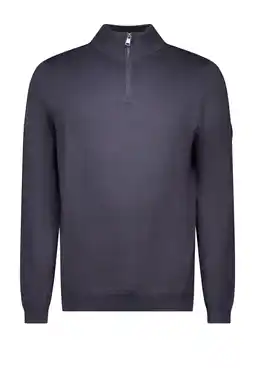 Wehkamp Airforce pullover fijn gebreid blauw aanbieding
