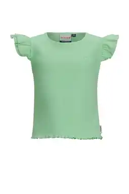 Wehkamp Retour Jeans T-shirt groen rib gebreid aanbieding