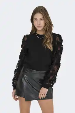 Wehkamp ONLY sweater zwart aanbieding
