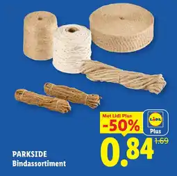 Lidl Parkside bindassortiment aanbieding
