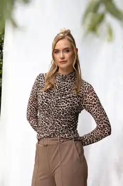 Wehkamp ICNK.Amsterdam top beige aanbieding
