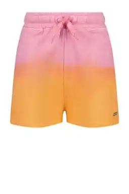 Wehkamp Vingino relaxed sweatshort roze/oranje aanbieding