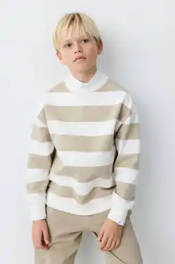Wehkamp Mango Kids sweater lichtbruin aanbieding