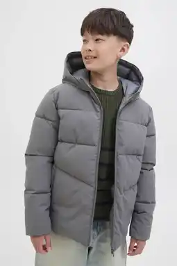 Wehkamp JACK & JONES JUNIOR gewatteerde jas grijs aanbieding