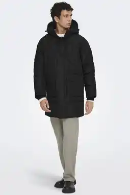 Wehkamp ONLY & SONS parka zwart aanbieding