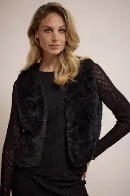 Wehkamp Tramontana gilet zwart aanbieding