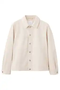 Wehkamp Mango Man denim spijkerjas beige aanbieding