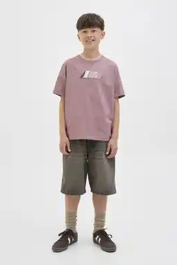 Wehkamp JACK & JONES JUNIOR T-shirt paars aanbieding