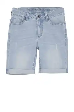 Wehkamp Indian Blue Jeans slim denim short light blue denim aanbieding