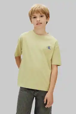 Wehkamp Calvin Klein T-shirt geel aanbieding