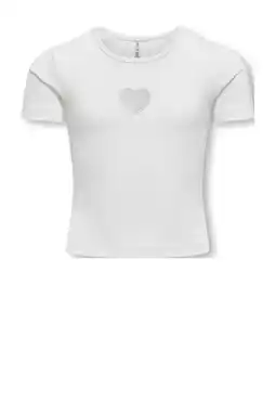 Wehkamp KIDS ONLY GIRL T-shirt wit aanbieding