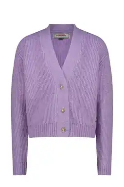 Wehkamp Vingino cardigan paars gebreid aanbieding