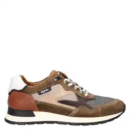 Wehkamp Australian Tiago leren sneakers bruin aanbieding
