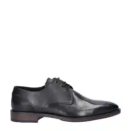 Wehkamp Nelson leren veterschoenen zwart aanbieding